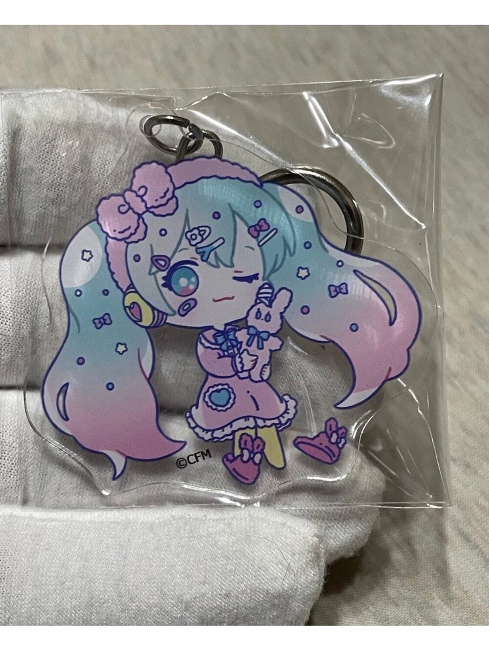 Hatsune Miku Dreamy Pattern Acrylic Keychain Japan Excl